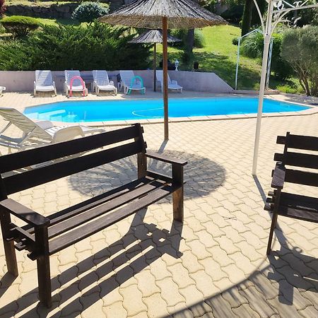 15Mn De Cannes, Villa La Soleiade , 3Gites 2-4 Pers Type T2, Climatises, Piscine, Au Lac De Saint-Cassien Var 몬투르 외부 사진